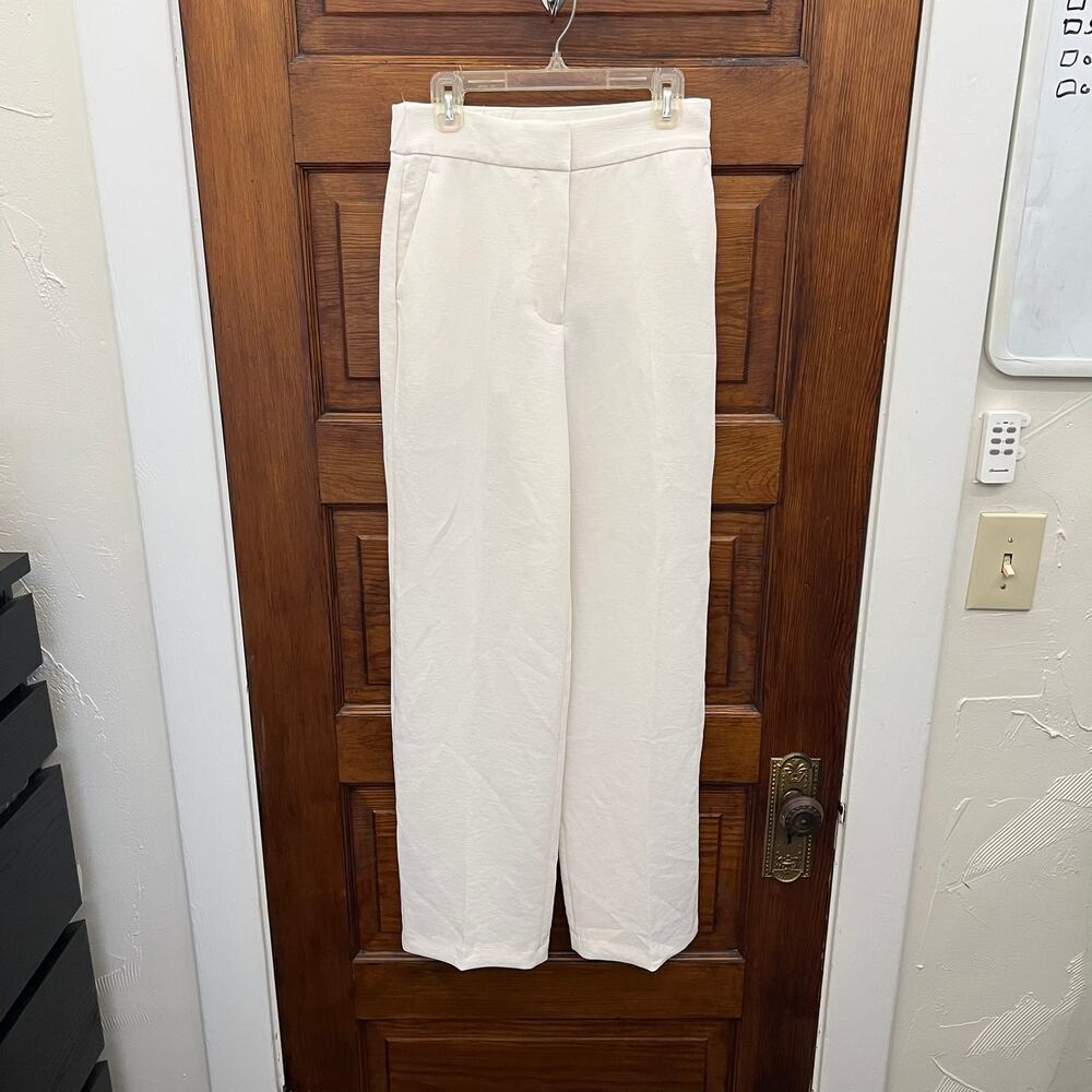 Aritzia The Limitless Pant sz 0 Full L High Rise Wide Leg Wilfred Off White NWT